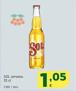 HiperDino SOL cerveza oferta