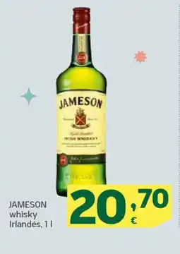 HiperDino JAMESON whisky Irlandés oferta