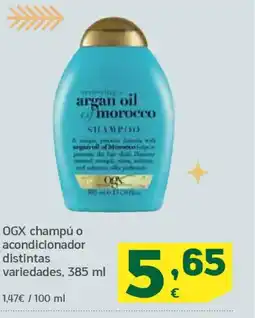 HiperDino OGX champú o acondicionador distintas variedades oferta