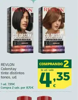 HiperDino REVION Colorstay tinte distintos tonos oferta