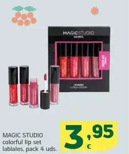 HiperDino MAGIC STUDIO colorful lip set labiales oferta