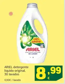 HiperDino ARIEL detergente líquido original, 30 lavados oferta
