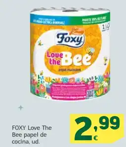 HiperDino FOXY Love The Bee papel de cocina oferta