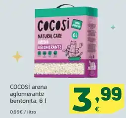 HiperDino COCOSI arena aglomerante bentonita oferta