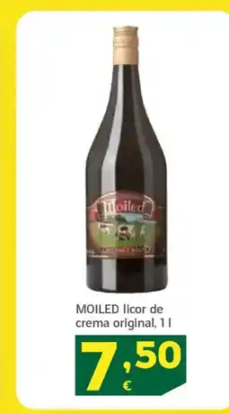 HiperDino MOILED licor de crema original oferta
