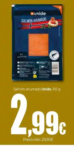 Unide Market UNIDE Salmón ahumado oferta