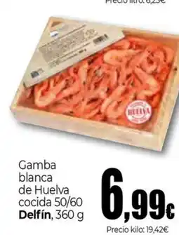 Unide Market DELFIN Gamba blanca de Huelva cocida 50/60 oferta