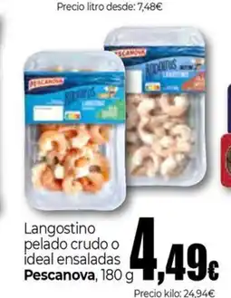Unide Market PESCANOVA Langostino pelado crudo o ideal ensaladas oferta