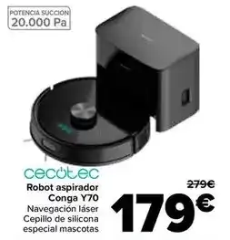 Carrefour Cecotec - robot aspirador conga y70 oferta