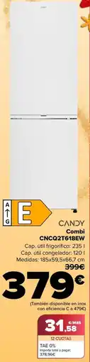 Carrefour Candy - combi cncq2t618ew oferta