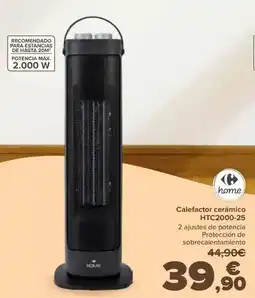 Carrefour Carrefour home - calefactor ceramico htc2000-25 oferta
