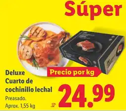 Lidl DELUXE Cuarto de cochinillo lechal oferta