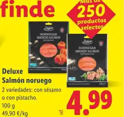 Lidl DELUXE Salmón noruego oferta