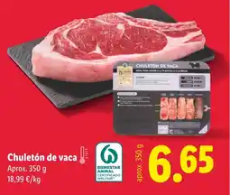 Lidl Chuletón de vaca oferta