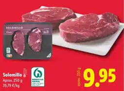 Lidl Solomillo oferta
