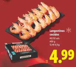 Lidl Langostinos cocidos oferta