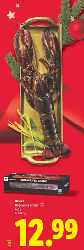 Lidl DELUXE Bogavante crudo oferta