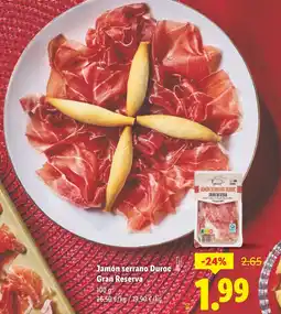 Lidl Jamón serrano Duroc Gran Reserva oferta