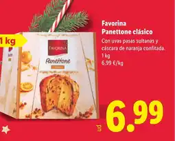 Lidl FAVORINA Panettone clásico oferta