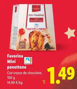 Lidl FAVORINA Mini Panettone oferta