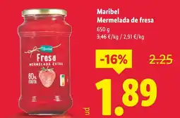 Lidl MARIBEL Mermelada de fresa oferta