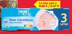Lidl NIXE Atún claro al natural oferta
