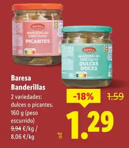 Lidl BARESA Banderillas oferta