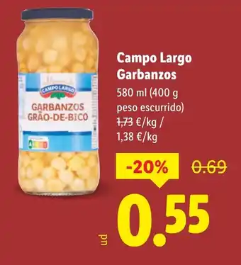 CAMPO LARGO Garbanzos