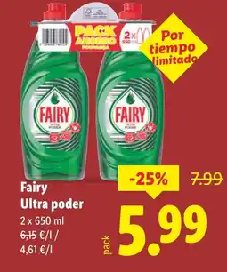 Lidl FAIRY Ultra poder oferta