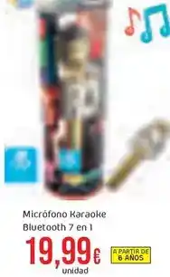 FROIZ Micrófono karaoke bluetooth 7 en 1 oferta
