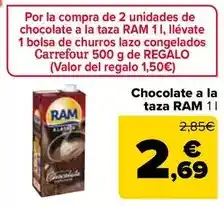 Carrefour Ram - chocolate a la taza oferta