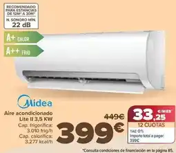 Carrefour Midea - aire acondicionado lite ii 35 kw oferta