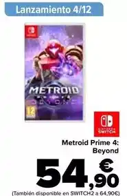 Carrefour Nintendo switch - metroid prime 4 beyond oferta