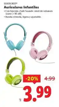 Ocine Silvercrest - auriculares infantiles oferta