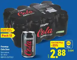 Lidl FREEWAY Cola Zero oferta