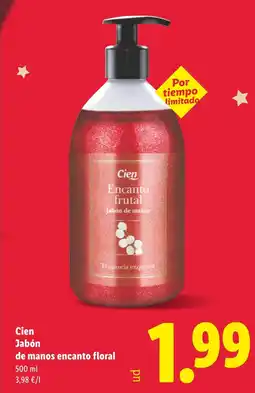 Lidl CIEN Jabón de manos encanto floral oferta