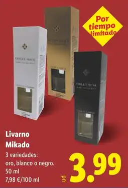 Lidl Livarno Mikado oferta