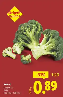 Lidl Brócoli oferta