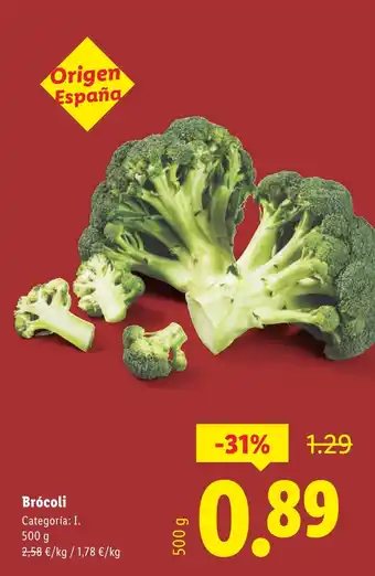 Lidl Brócoli oferta