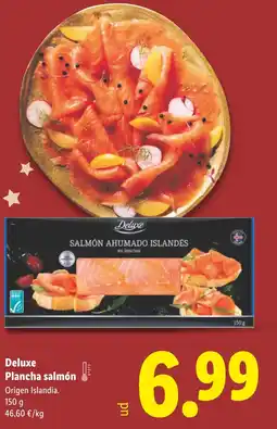 Lidl DELUXE Plancha salmón oferta