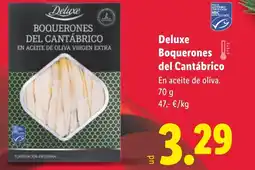 Lidl DELUXE Boquerones del Cantábrico oferta