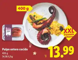 Lidl DELUXE Pulpo entero cocido oferta