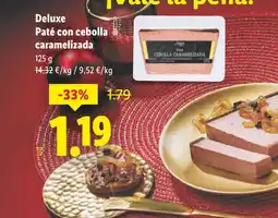 Lidl DELUXE Paté con cebolla caramelizada oferta