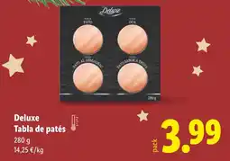 Lidl DELUXE Tabla de patés oferta