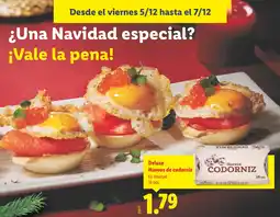 Lidl DELUXE Huevos de codorniz oferta