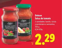 Lidl DELUXE Salsa de tomate oferta