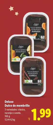 Lidl DELUXE Dulce de membrillo oferta