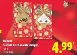 Lidl Hamlet Surtido de chocolates belgas oferta