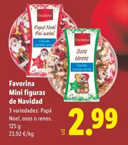 Lidl FAVORINA Mini figuras de Navidad oferta