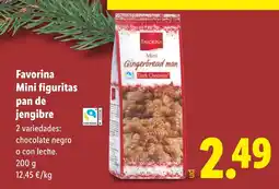Lidl FAVORINA Mini figuritas pan de jengibre oferta